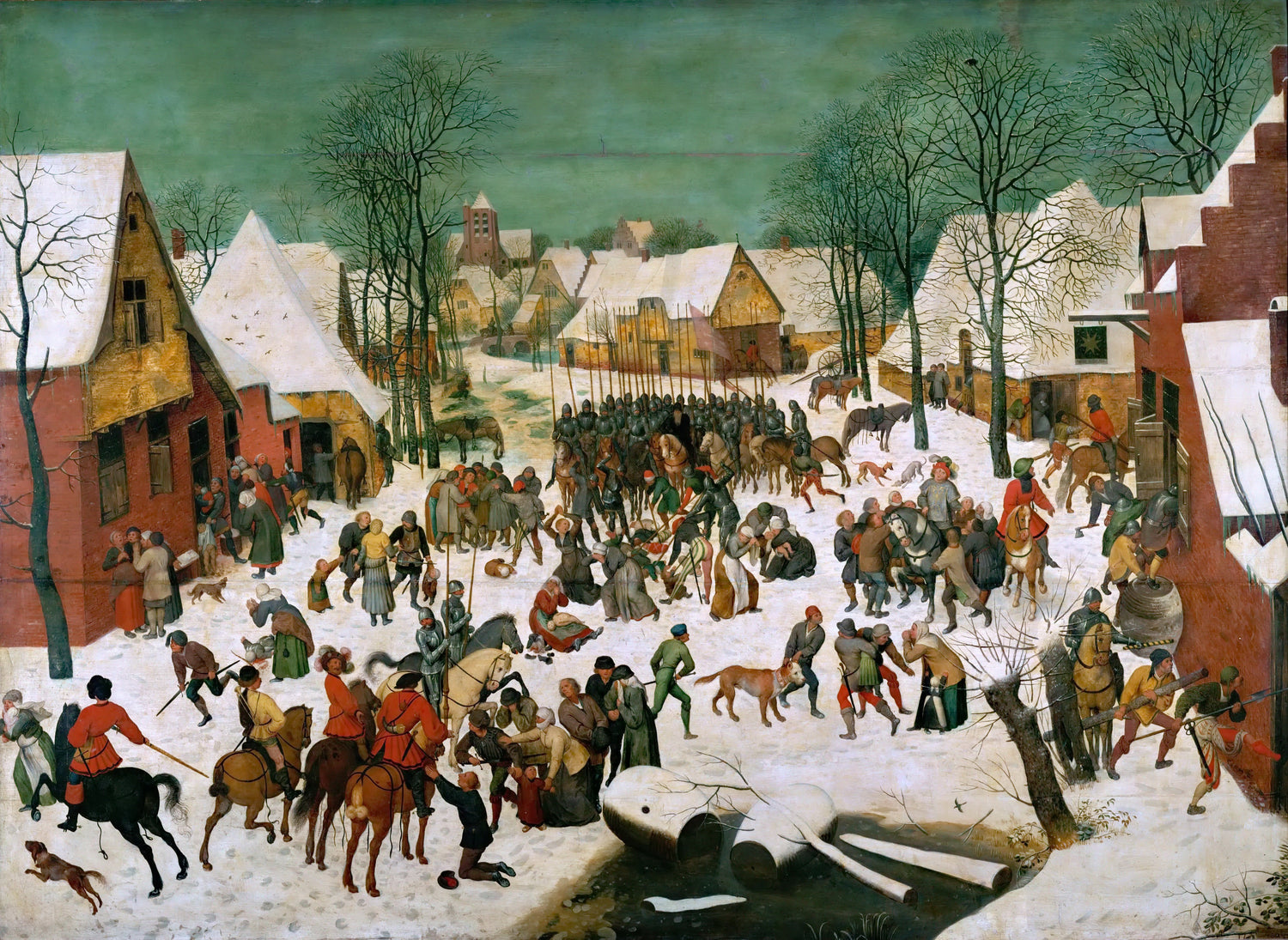 Brueghel, Pieter The Elder -- Избиение младенцев - Oil Painting Haven