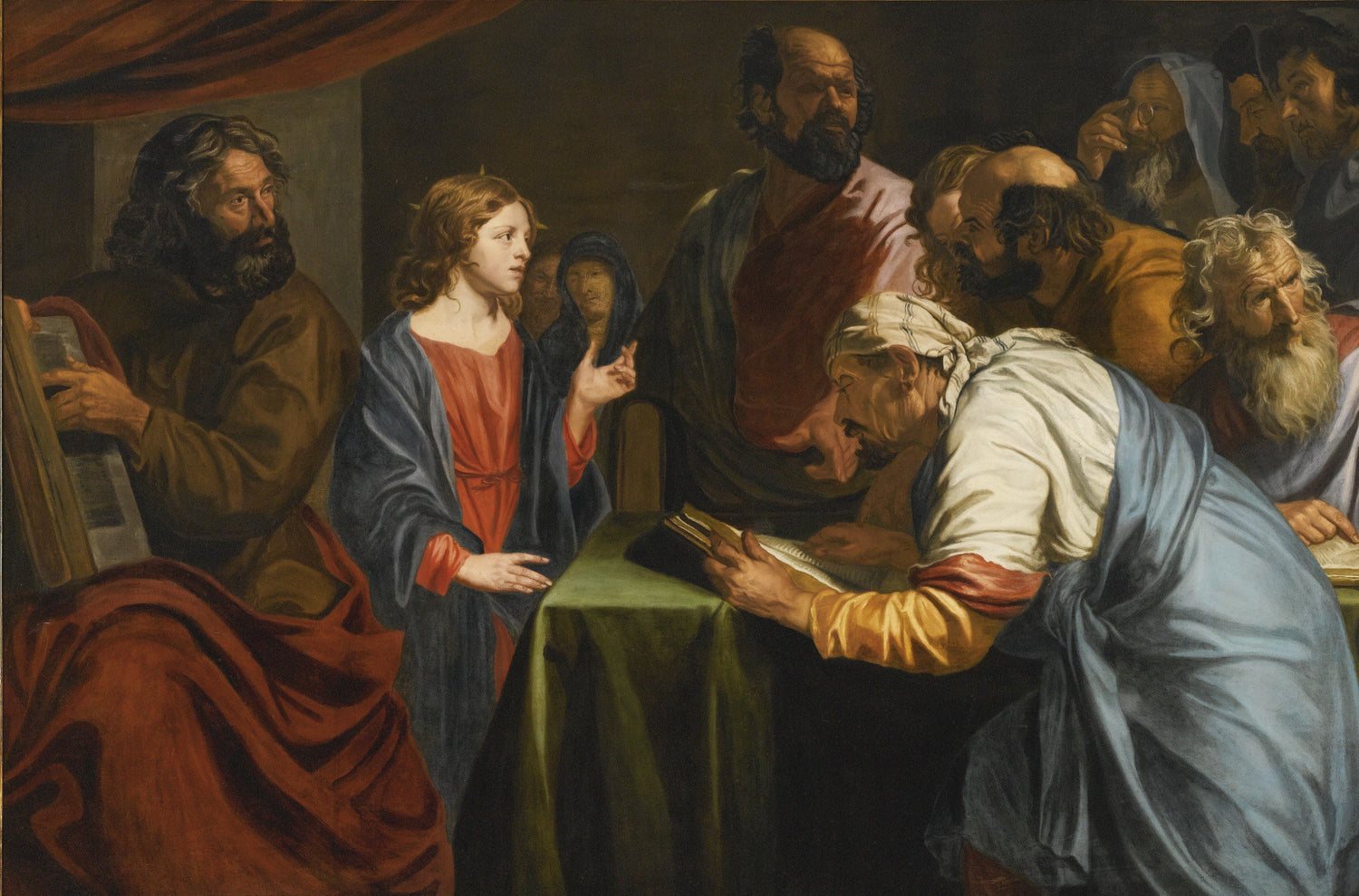 CIRCA-CHRIST AMONGST THE PHARISEES - Oil Painting Haven