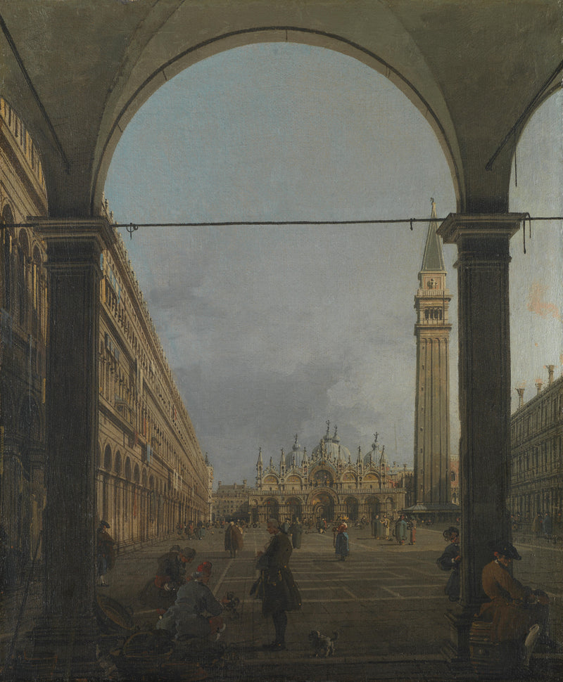 Canaletto - Venice - Piazza San Marco - Oil Painting Haven Oil Painting Haven