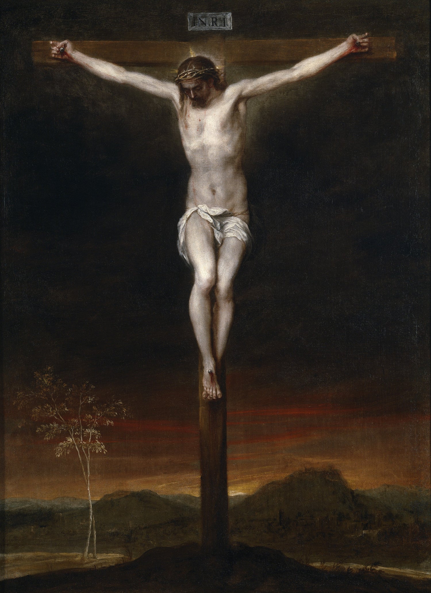 Cano, Alonso-La Crucifixión-130 cm x 96 cm - Oil Painting Haven