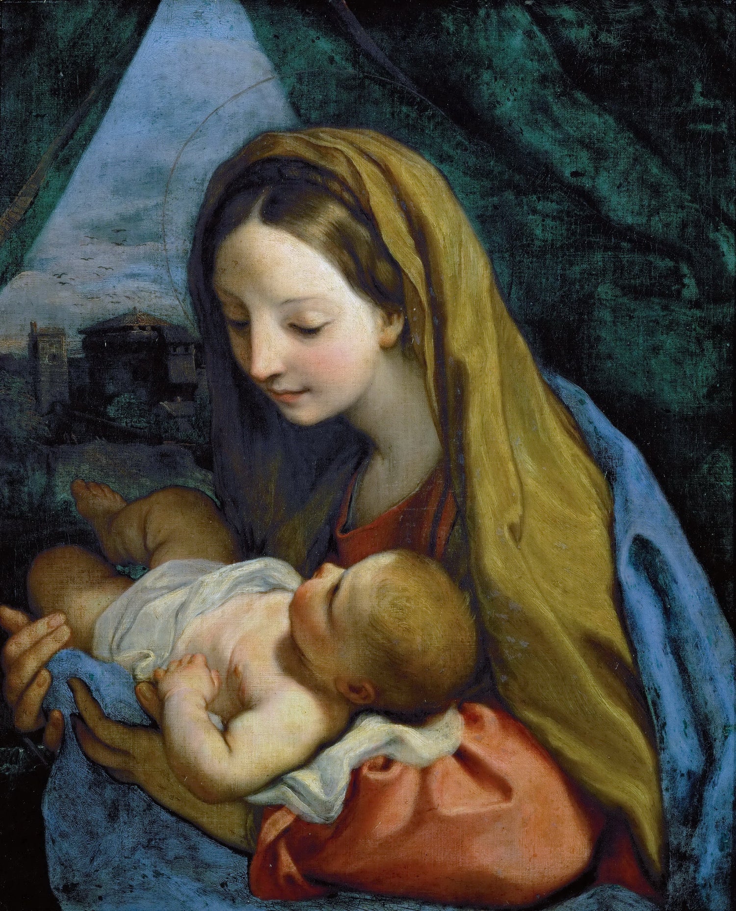 Carlo Maratti -- Madonna and Child - Oil Painting Haven