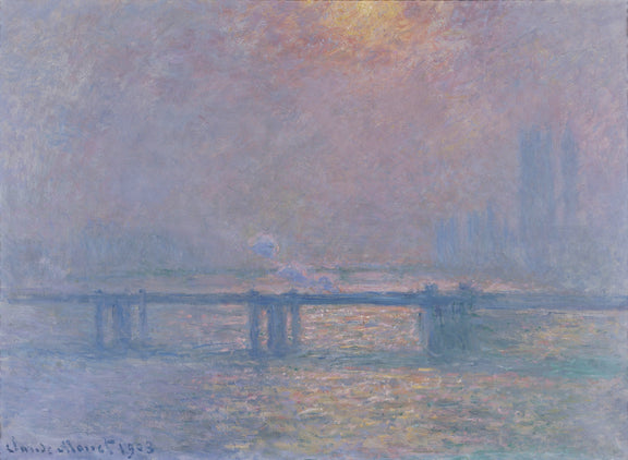 Charing Cross Bridge, The Thames, 1903 - Oil Painting Haven Oil Painting Haven