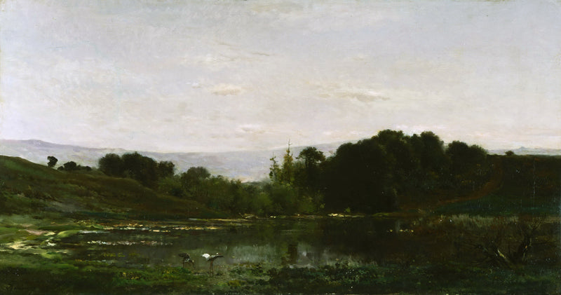 Charles-François Daubigny, French, 1817-1878 -- Solitude - Oil Painting Haven Oil Painting Haven