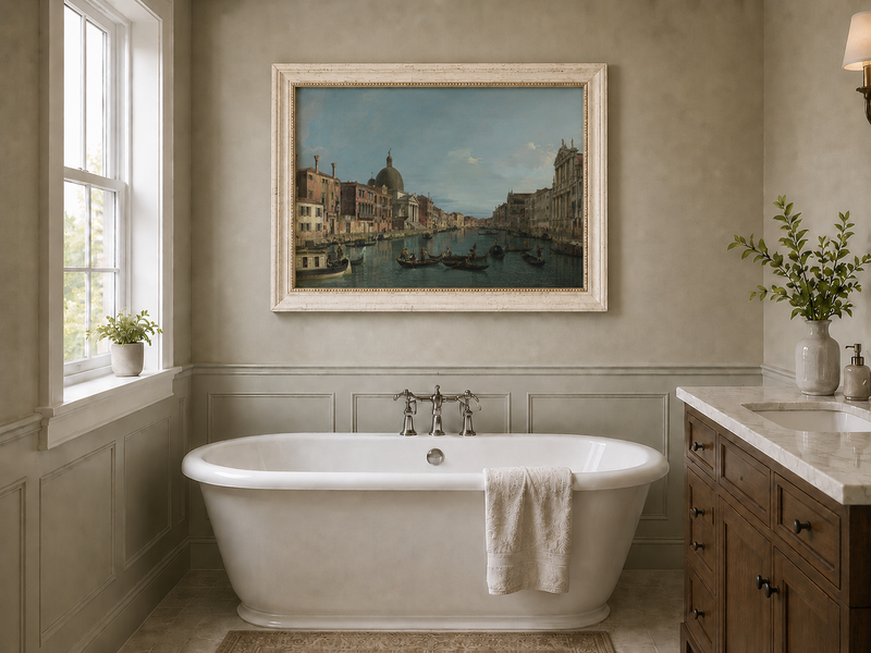 Landscape Oil Painting - Venice Grand Canal