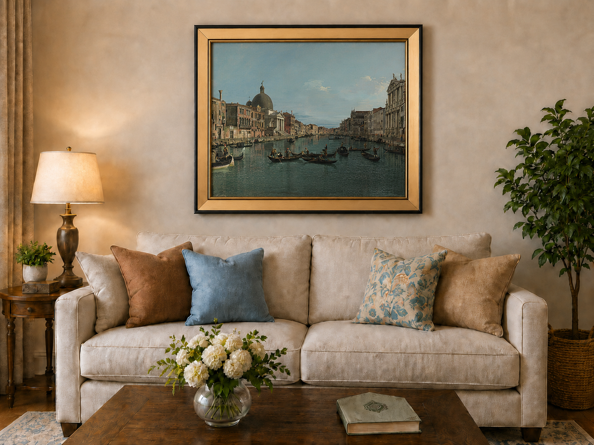 Landscape Oil Painting - Venice Grand Canal