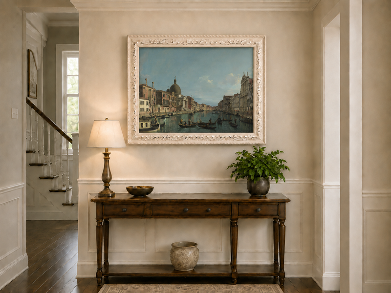 Landscape Oil Painting - Venice Grand Canal