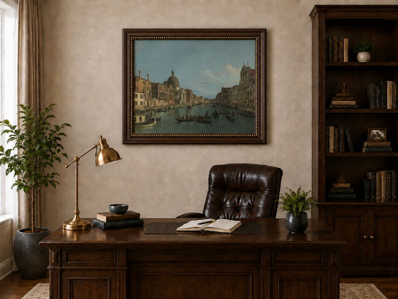 Landscape Oil Painting - Venice Grand Canal