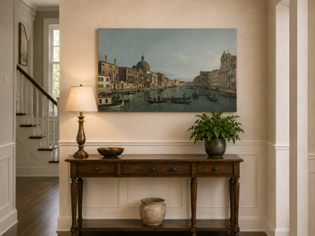 Landscape Oil Painting - Venice Grand Canal