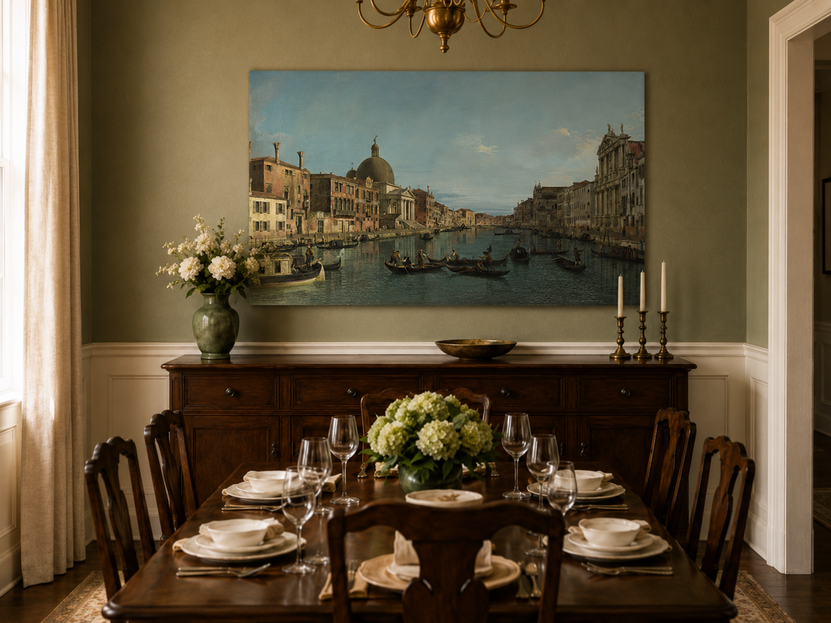 Landscape Oil Painting - Venice Grand Canal