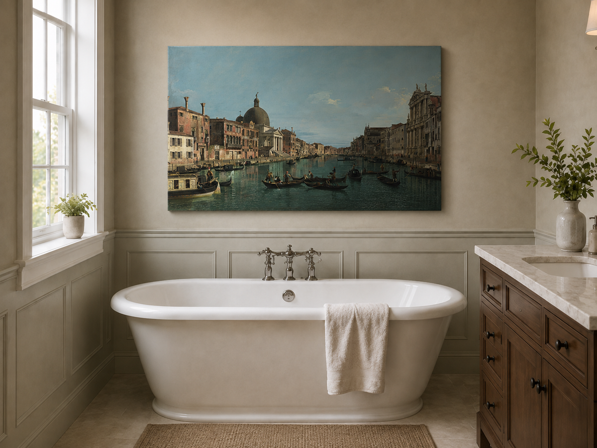 Landscape Oil Painting - Venice Grand Canal