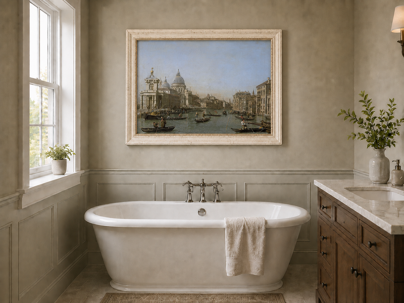 Landscape Oil Painting - Venice Grand Canal