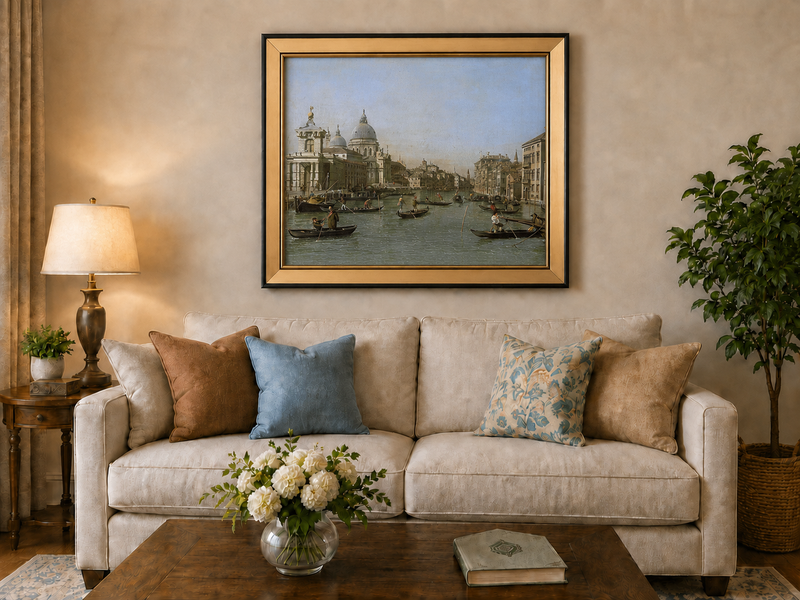 Landscape Oil Painting - Venice Grand Canal