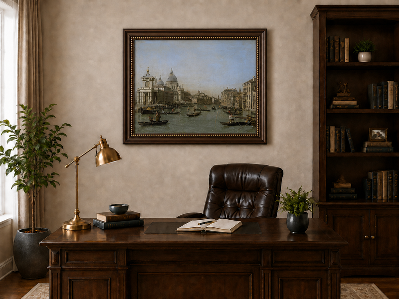 Landscape Oil Painting - Venice Grand Canal