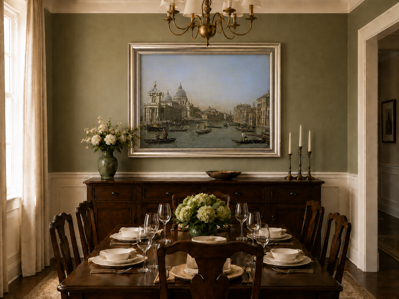 Landscape Oil Painting - Venice Grand Canal