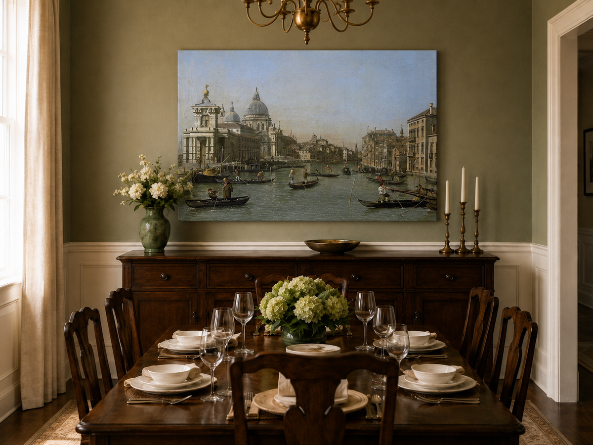 Landscape Oil Painting - Venice Grand Canal