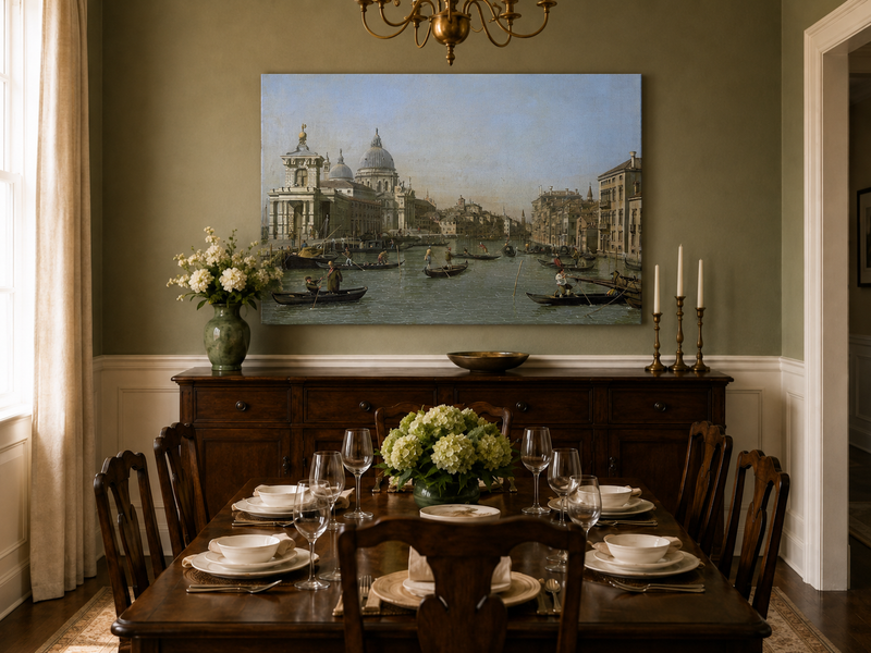 Landscape Oil Painting - Venice Grand Canal