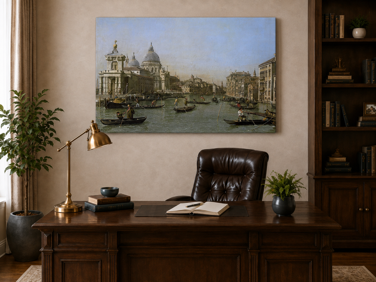 Landscape Oil Painting - Venice Grand Canal