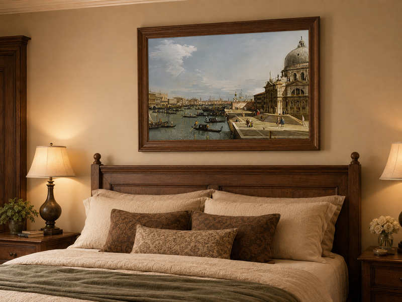 Landscape Oil Painting - Entrance to the Grand Canal, Venice