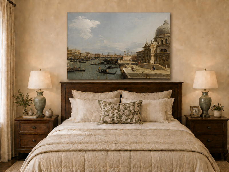 Landscape Oil Painting - Entrance to the Grand Canal, Venice