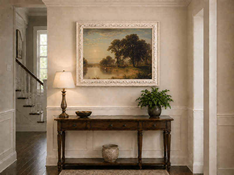 Landscape Oil Painting - Summer Afternoon Wall Art