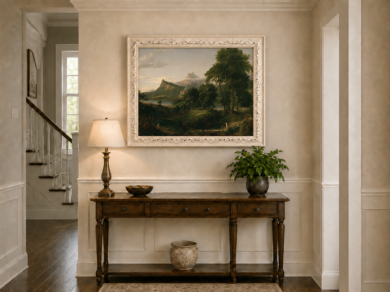 Landscape Oil Painting - Classical Landscape Mountains