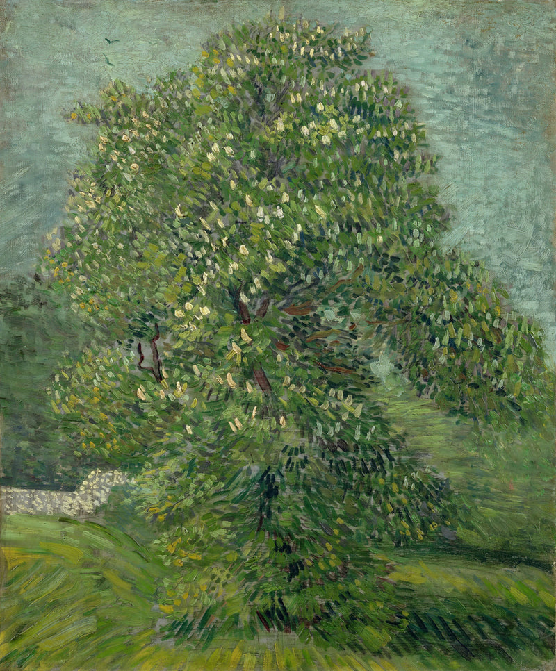 Chestnut Tree in Blossom - Oil Painting Haven Oil Painting Haven