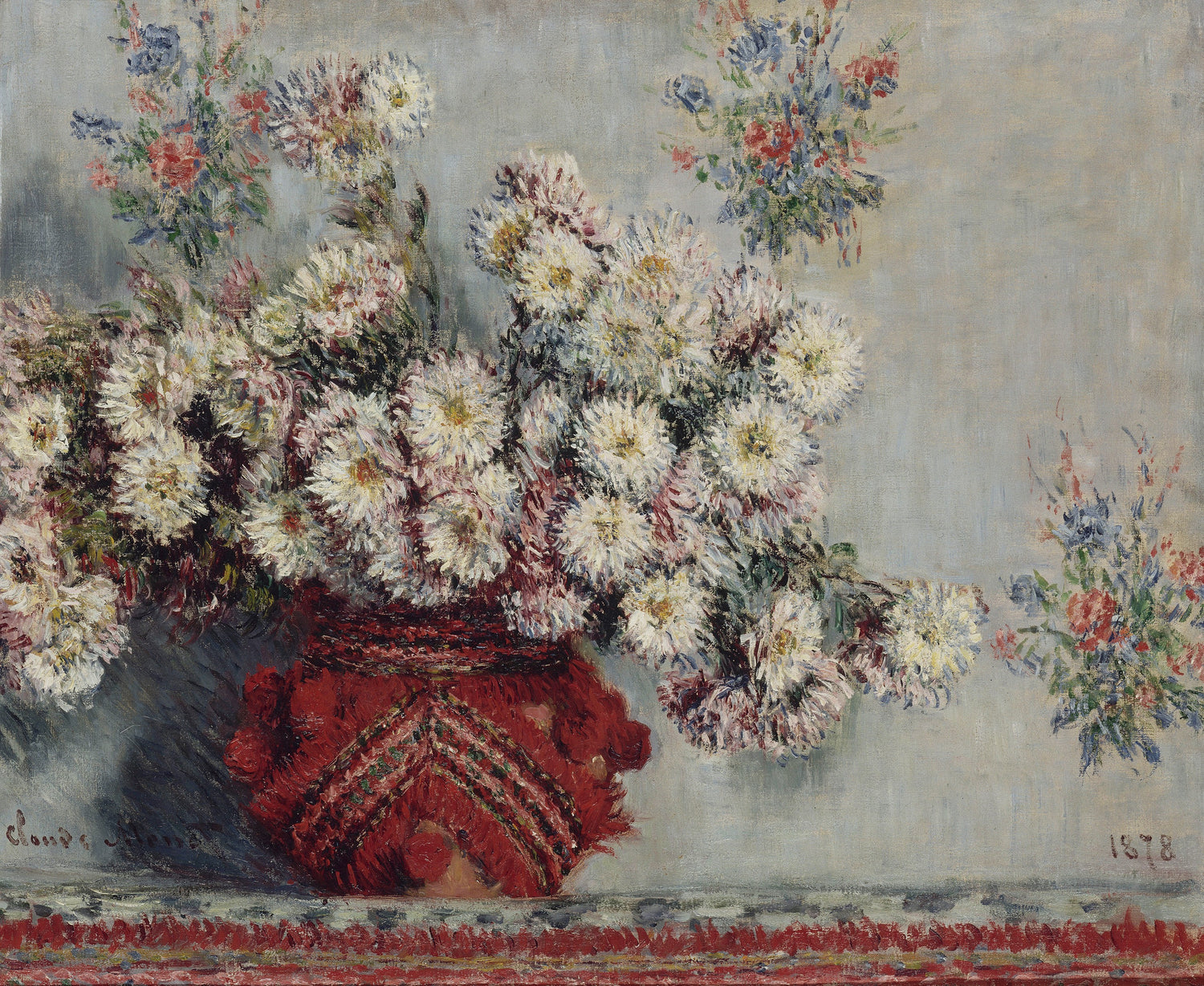 Chrysanthemums, 1878 - Oil Painting Haven