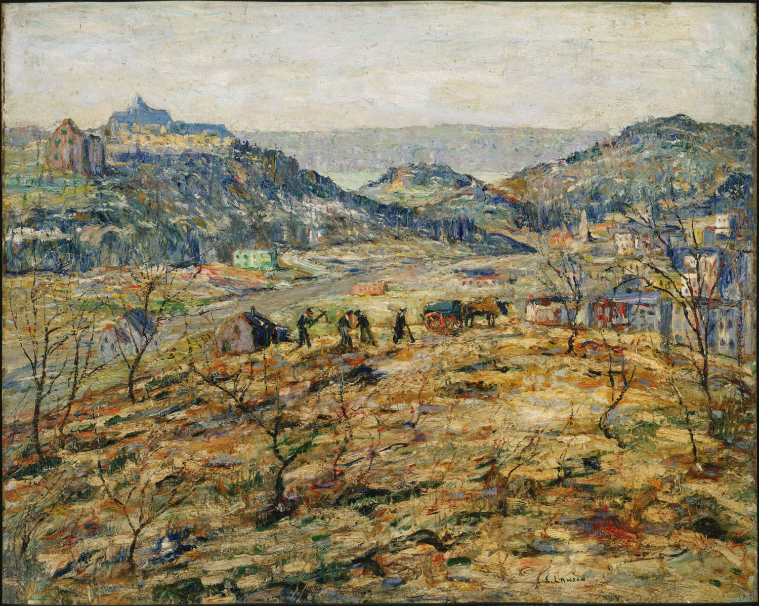 City Suburbs, 1914 - Oil Painting Haven