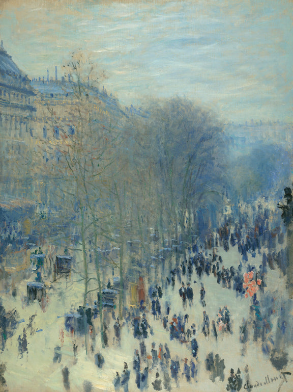 Claude Monet - Boulevard des Capucines, 1873-1874 - Oil Painting Haven Oil Painting Haven