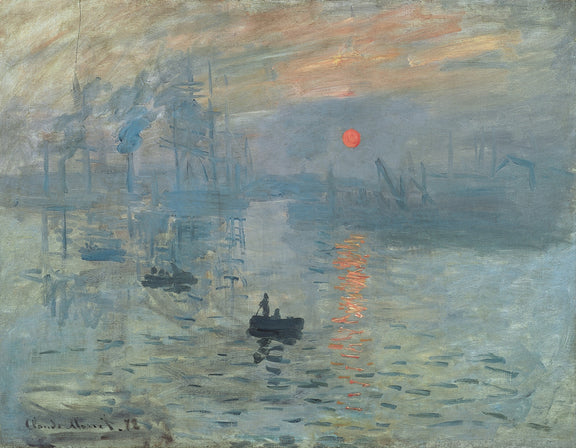 Impression soleil levant (1872) - Oil Painting Haven Oil Painting Haven