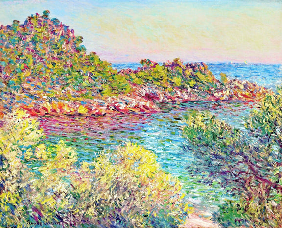 Landscape near Montecarlo (1883) - Oil Painting Haven Oil Painting Haven