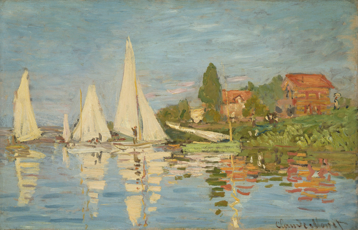 Regatta at Argenteuil (1872) - Oil Painting Haven