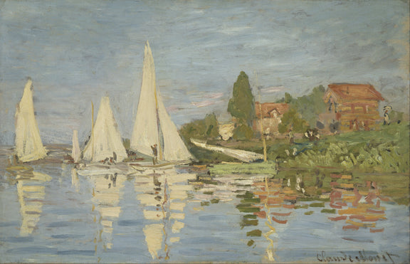 Claude_Monet_-_Regattas_at_Argenteuil - Oil Painting Haven Oil Painting Haven