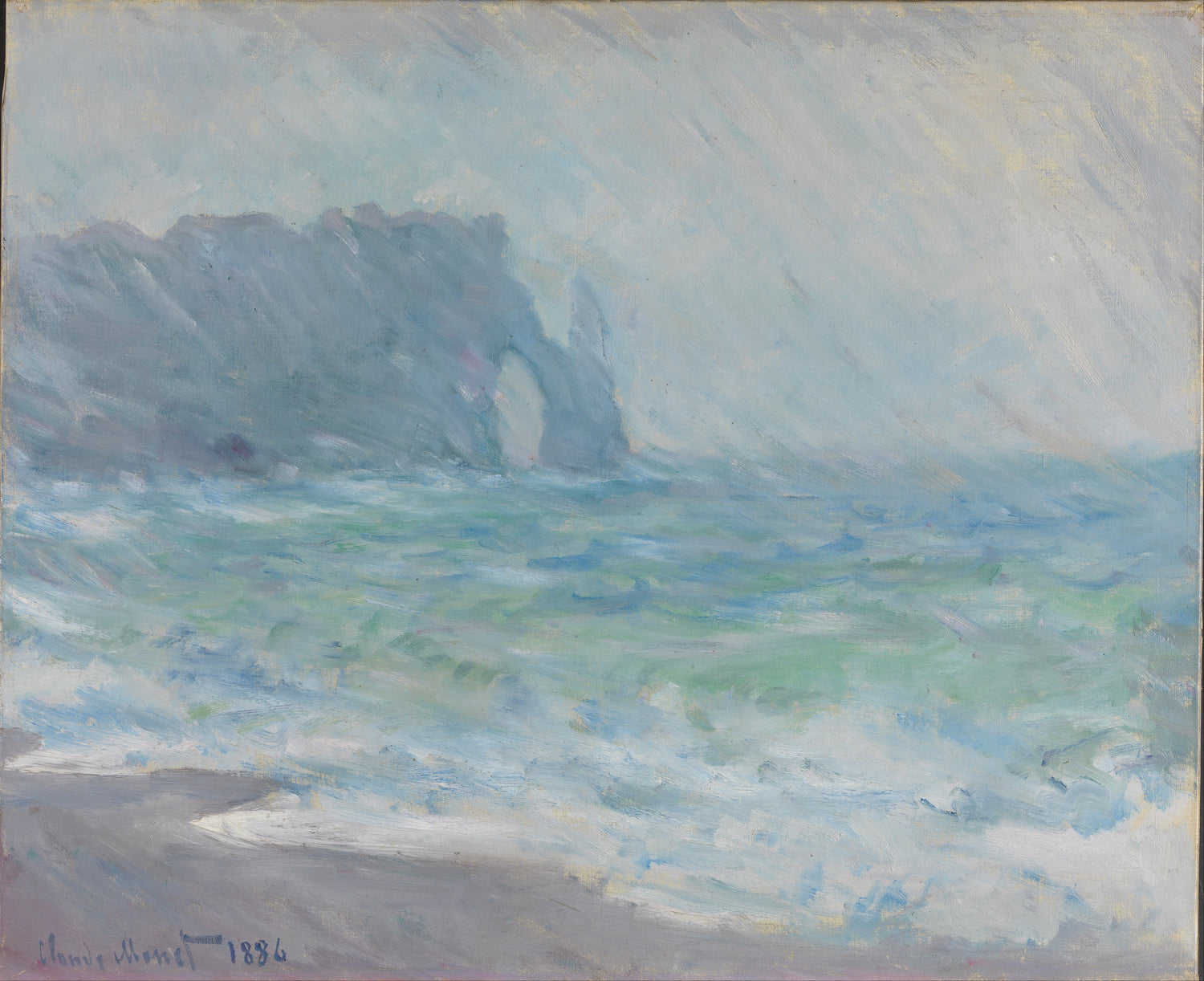 Claude_Monet_-_Regnvar,_Etretat - Oil Painting Haven