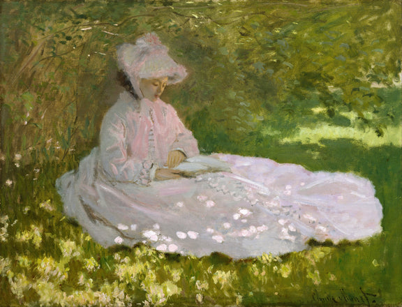 Claude_Monet_-_Springtime - Oil Painting Haven Oil Painting Haven