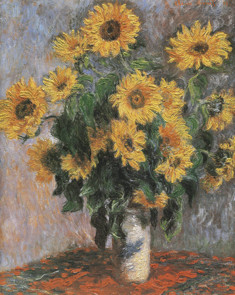 Stilleben mit Sonnenblumen (1881) - Oil Painting Haven Oil Painting Haven