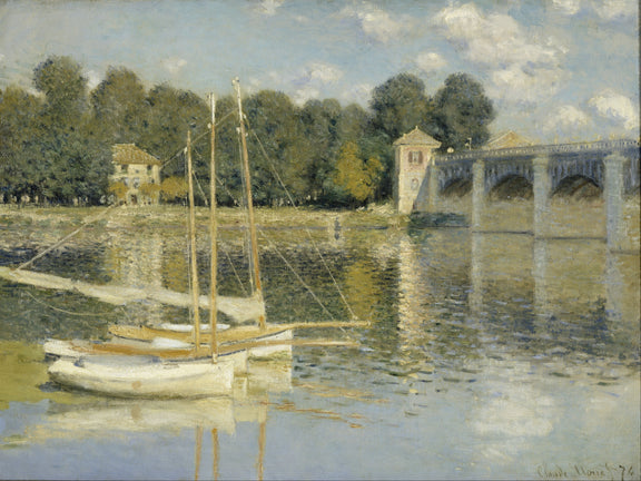 Claude_Monet_-_The_Argenteuil_Bridge - Oil Painting Haven Oil Painting Haven