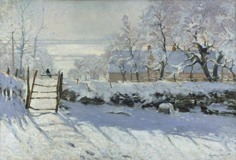 Claude_Monet_-_The_Magpie - Oil Painting Haven Oil Painting Haven