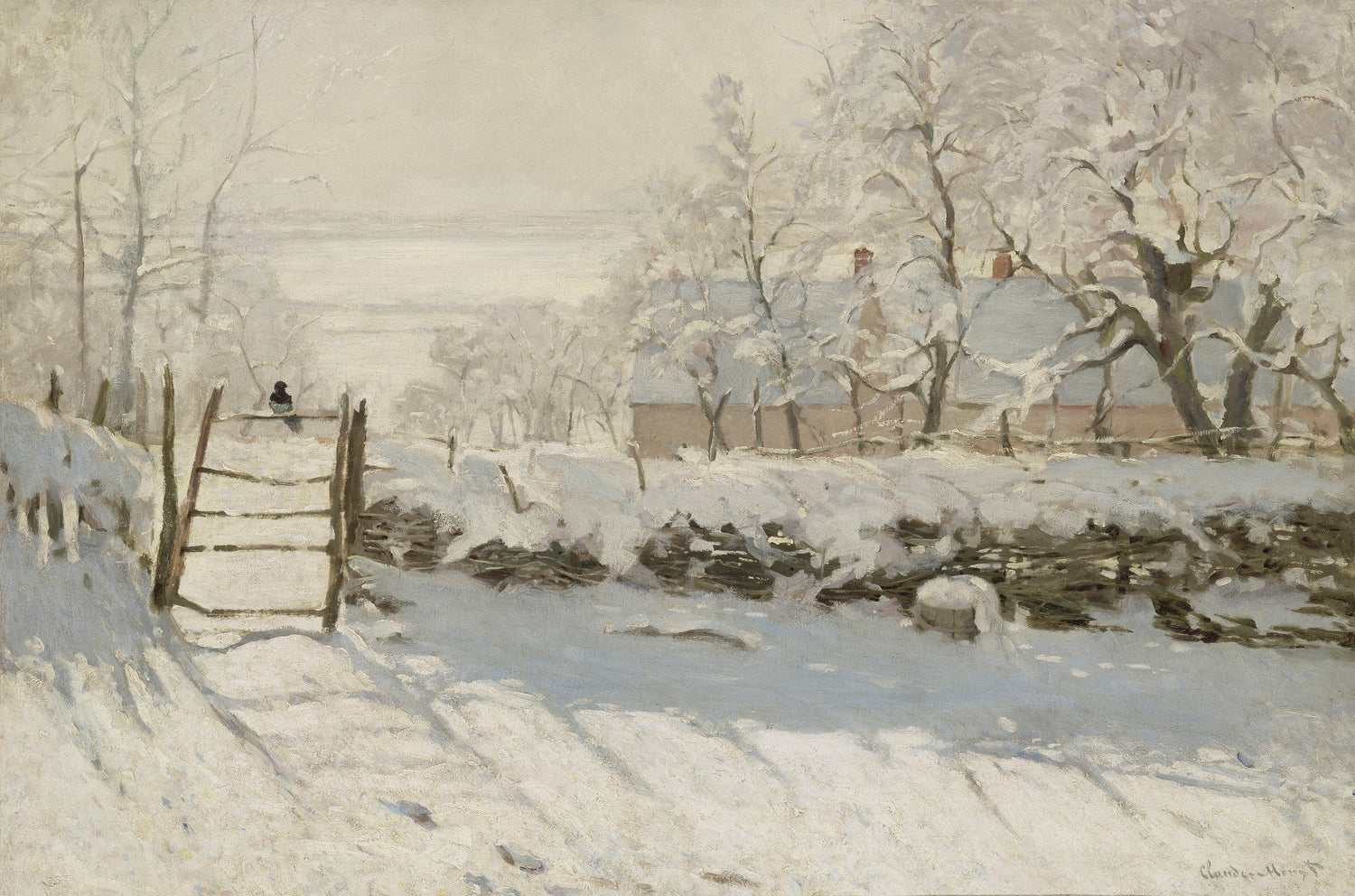 The Magpie (1869) - Oil Painting Haven