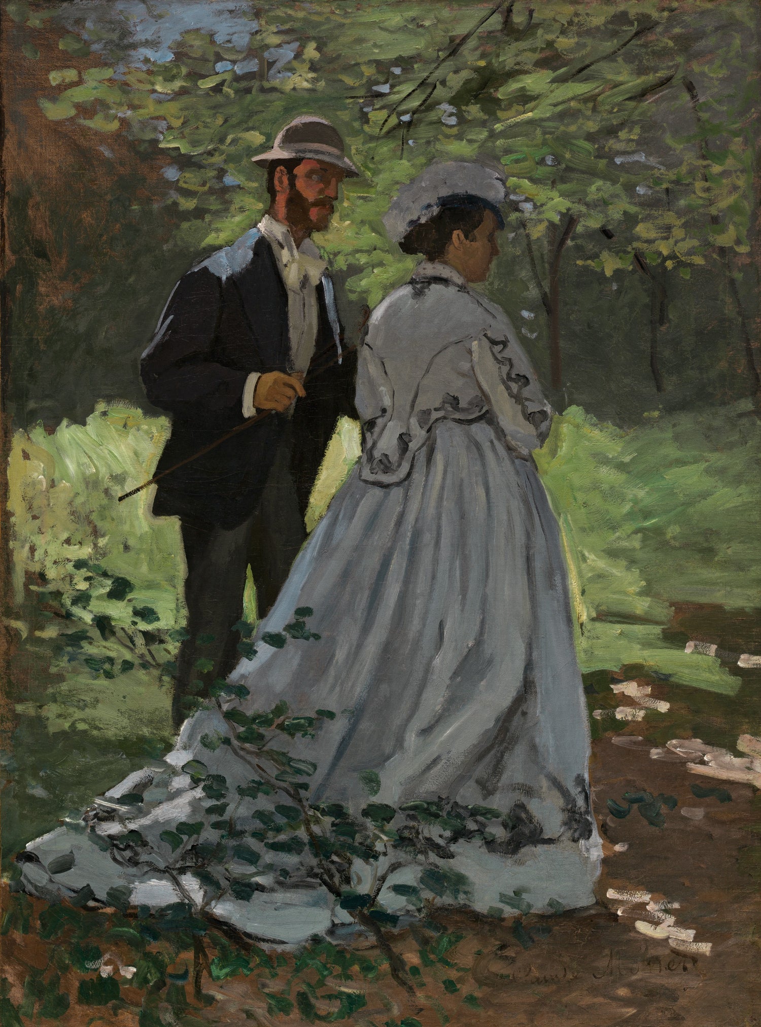 The Walkers (1865) - Oil Painting Haven