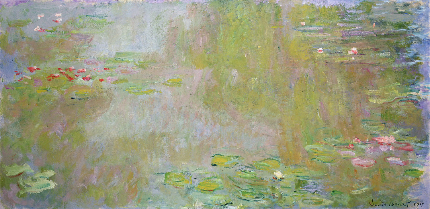 The Water-Lilies Pond (1917) - Oil Painting Haven