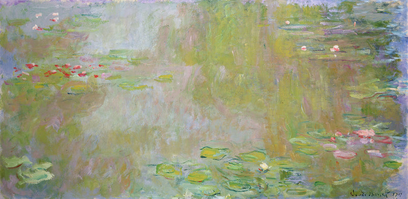 The Water-Lilies Pond (1917) - Oil Painting Haven Oil Painting Haven