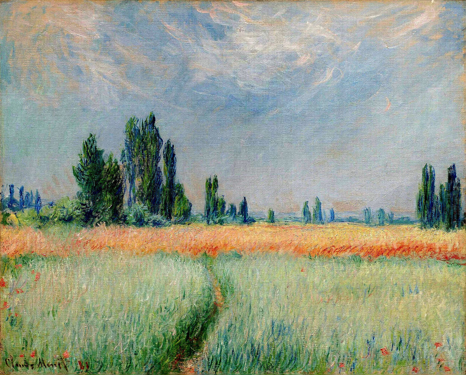 The Wheat Field (1881) - Oil Painting Haven