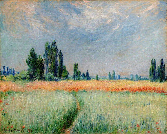 The Wheat Field (1881) - Oil Painting Haven Oil Painting Haven