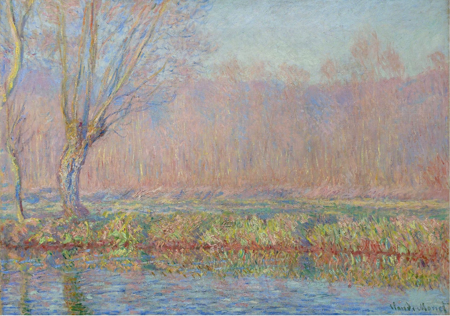 Claude Monet - The Willow, 1885 - Oil Painting Haven