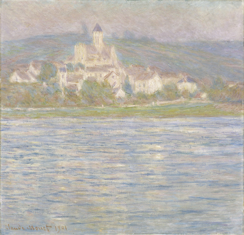 Vétheuil, Grey Effect (1901) - Oil Painting Haven Oil Painting Haven