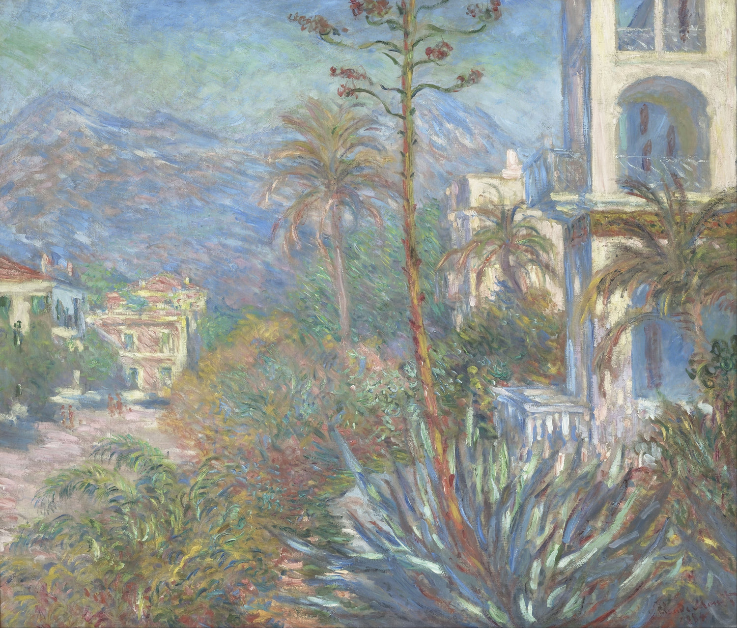 Claude_Monet_-_Villas_at_Bordighera - Oil Painting Haven