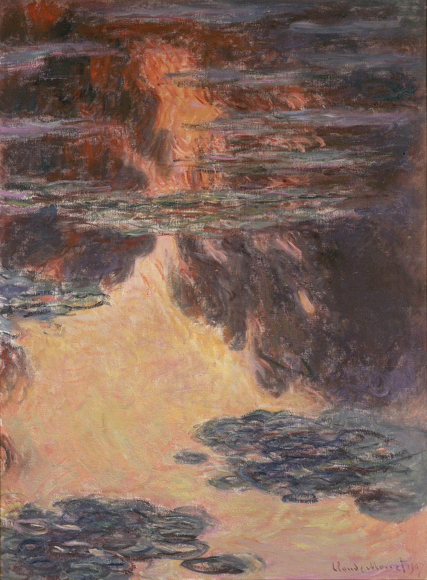 Water-Lilies (Bridgestone Museum) (1907) - Oil Painting Haven