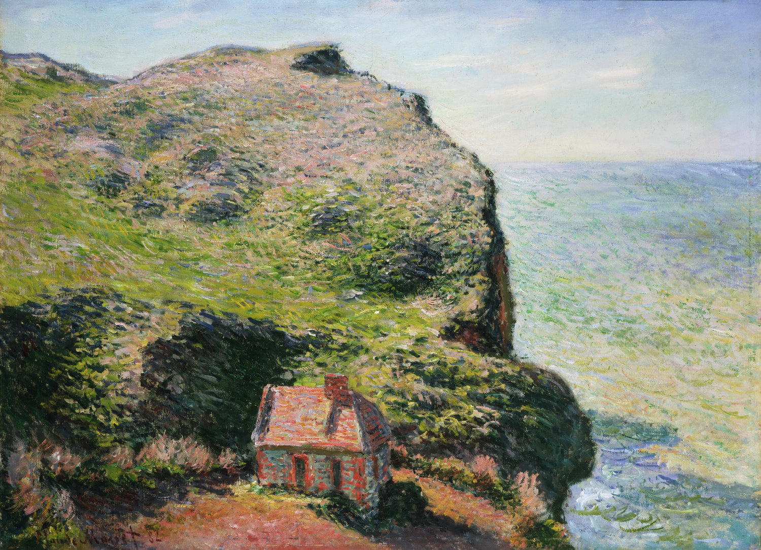 Claude Monet, French, 1840-1926 -- Customhouse, Varengeville - Oil Painting Haven