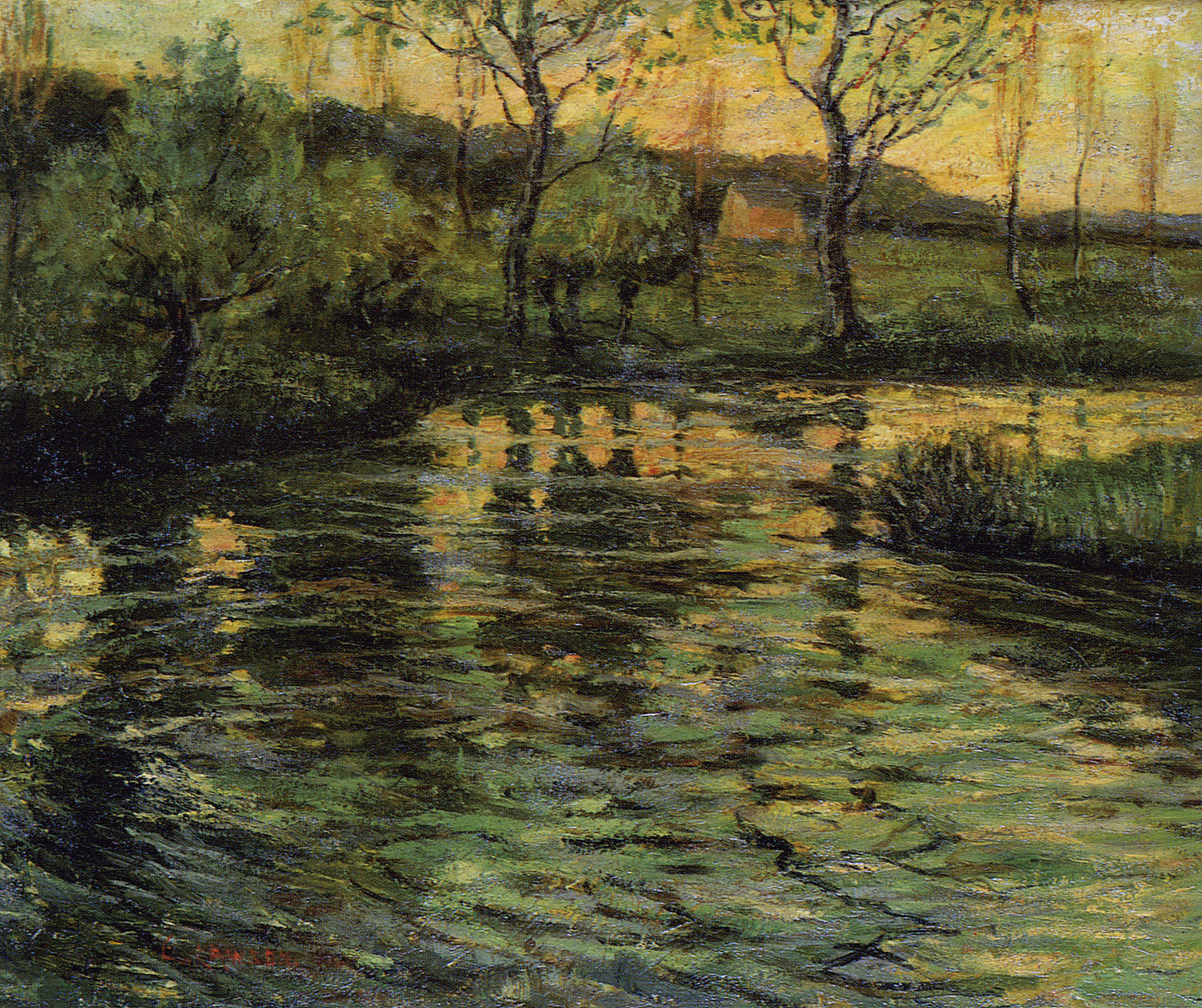 Conneticut River Scene, 1920 - Oil Painting Haven